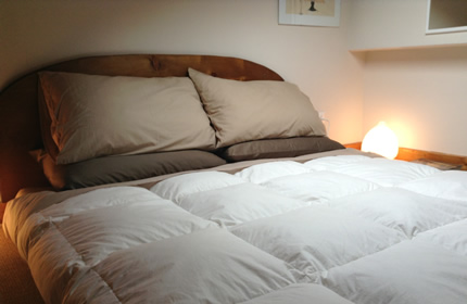 Camera da letto con futon